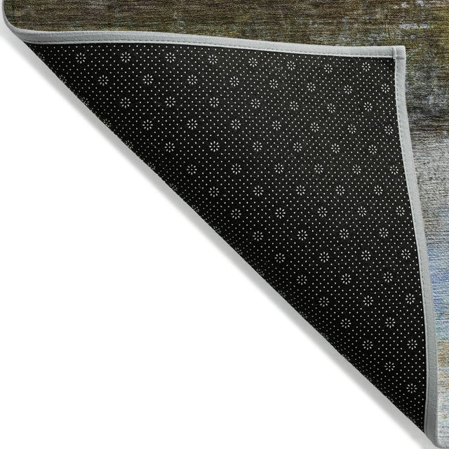 Addison Chantille ACN2016 Abstract Machine Made Transitional Brown Rug