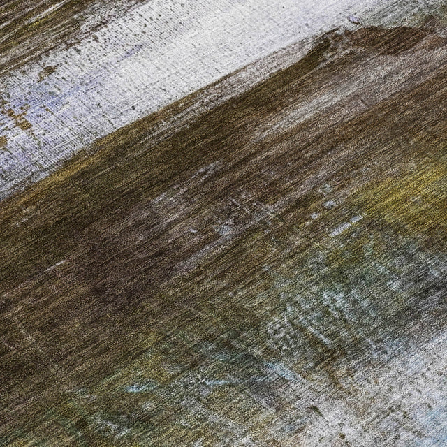 Addison Chantille ACN2016 Abstract Machine Made Transitional Brown Rug