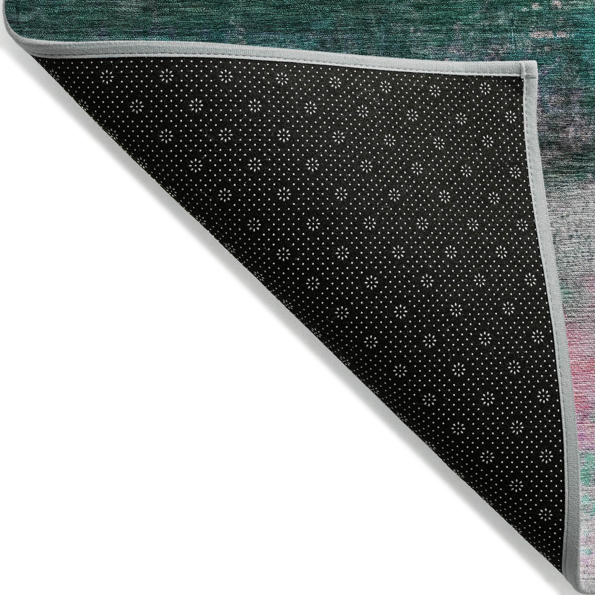 Addison Chantille ACN2016 Abstract Machine Made Transitional Green Rug