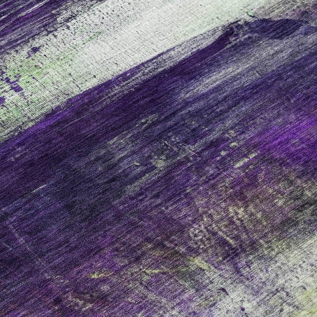 Addison Chantille ACN2016 Abstract Machine Made Transitional Purple Rug