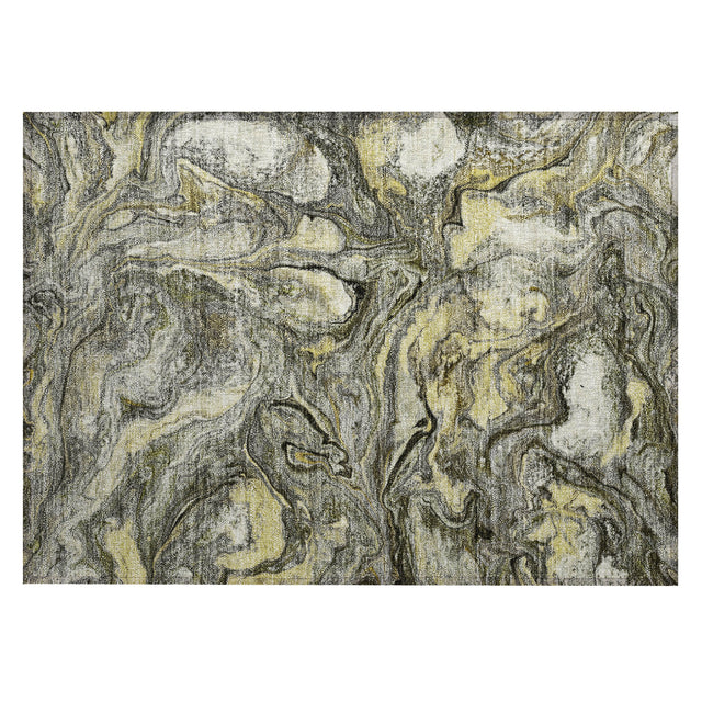 Addison Chantille ACN2017 Abstract Machine Made Transitional Pewter Rug