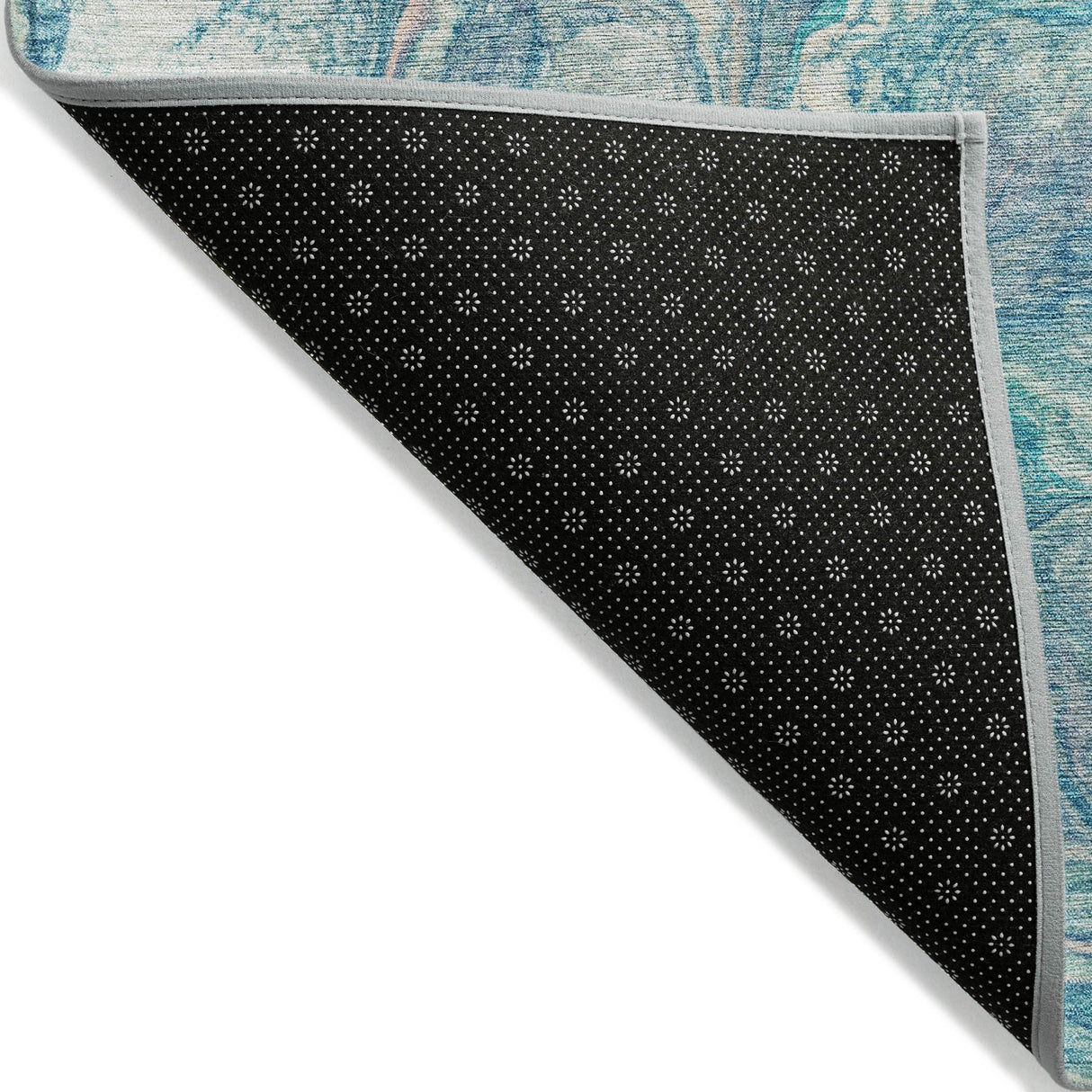 Addison Chantille ACN2017 Abstract Machine Made Transitional Teal Rug