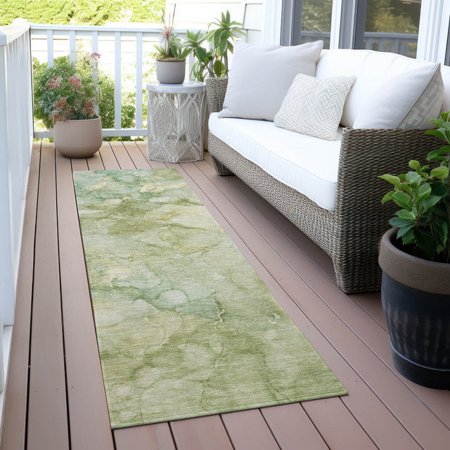 Addison Chantille ACN2018 Abstract Machine Made Transitional Aloe Rug