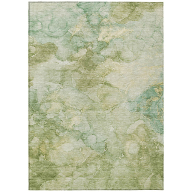 Addison Chantille ACN2018 Abstract Machine Made Transitional Aloe Rug