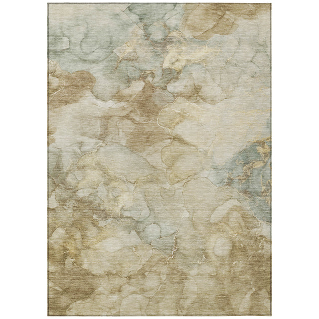 Addison Chantille ACN2018 Abstract Machine Made Transitional Beige Rug