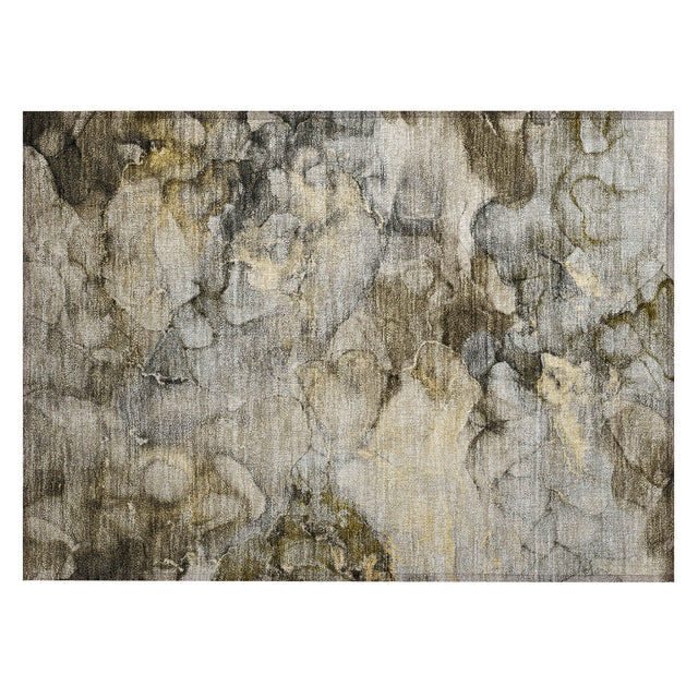Addison Chantille ACN2018 Abstract Machine Made Transitional Pewter Rug