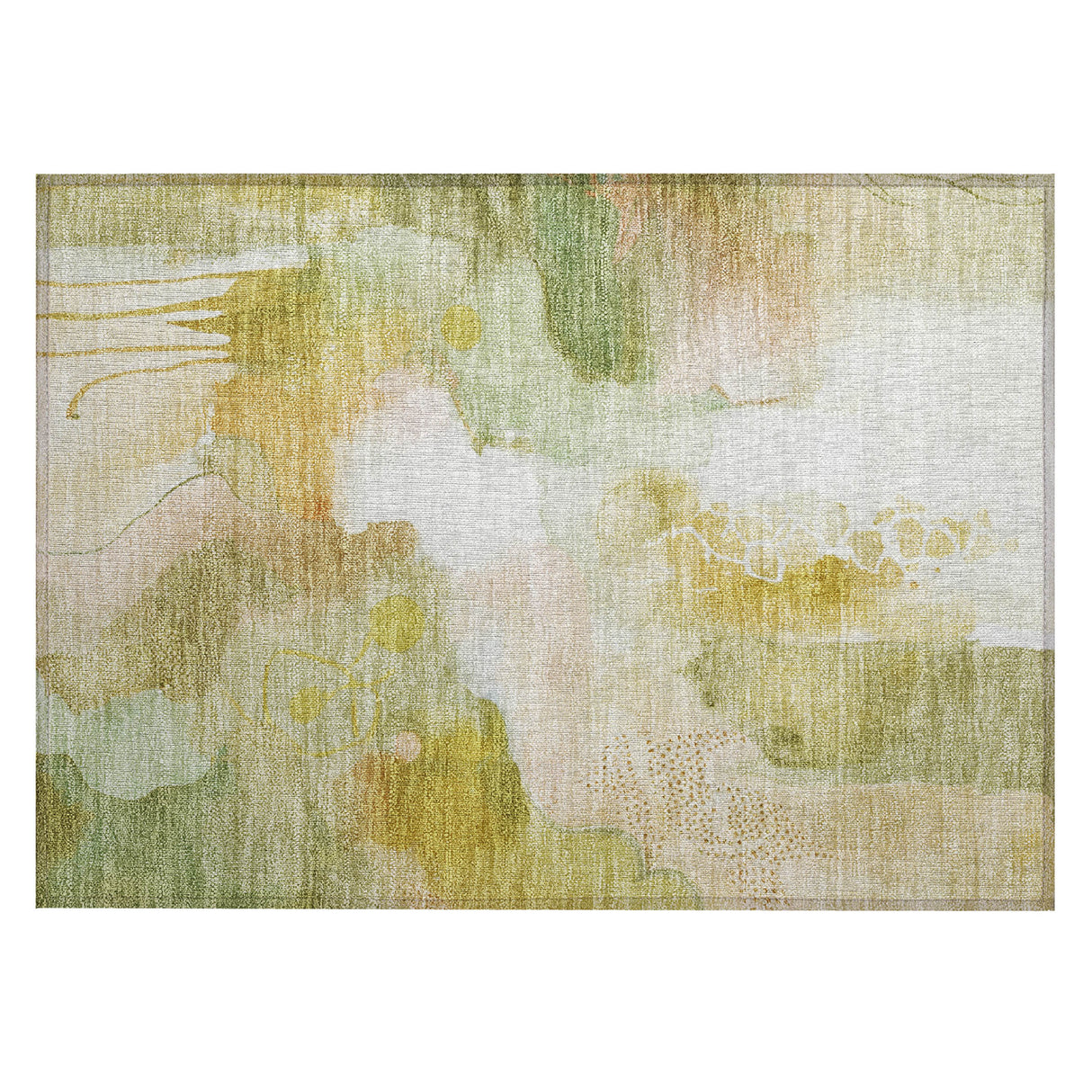 Addison Chantille ACN2019 Abstract Machine Made Transitional Fern Rug