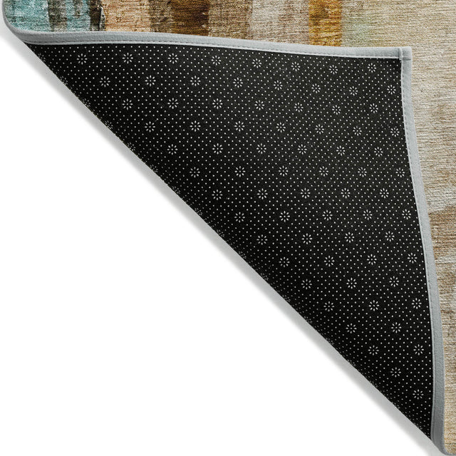 Addison Chantille ACN2020 Abstract Machine Made Transitional Beige Rug