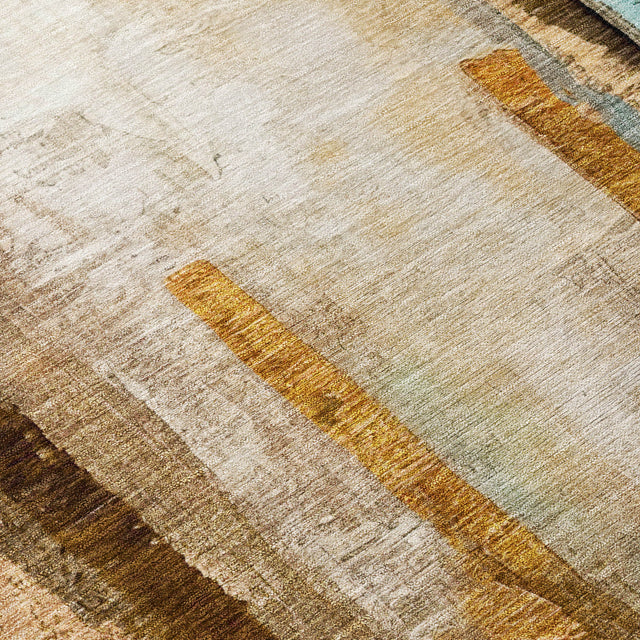 Addison Chantille ACN2020 Abstract Machine Made Transitional Beige Rug