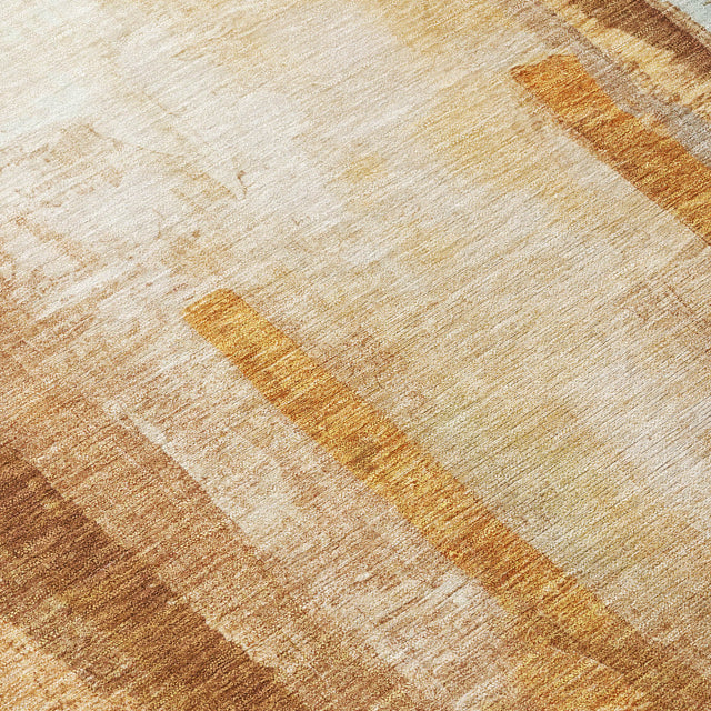 Addison Chantille ACN2020 Abstract Machine Made Transitional Copper Rug