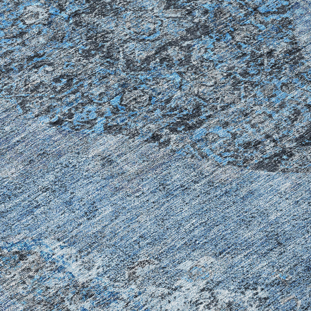 Addison Chantille ACN2021 Border Machine Made Traditional Denim Rug