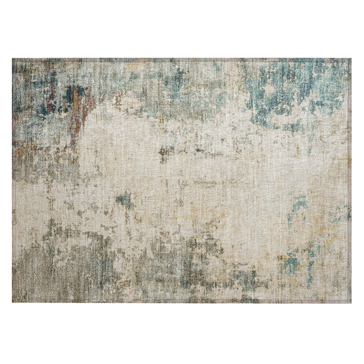 Addison Chantille ACN2022 Abstract Machine Made Transitional Ivory Rug