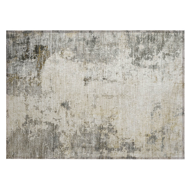 Addison Chantille ACN2022 Abstract Machine Made Transitional Pewter Rug