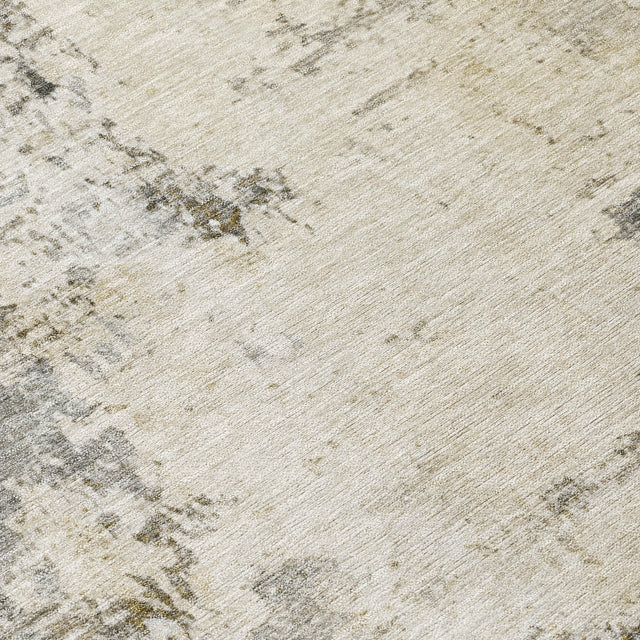 Addison Chantille ACN2022 Abstract Machine Made Transitional Pewter Rug