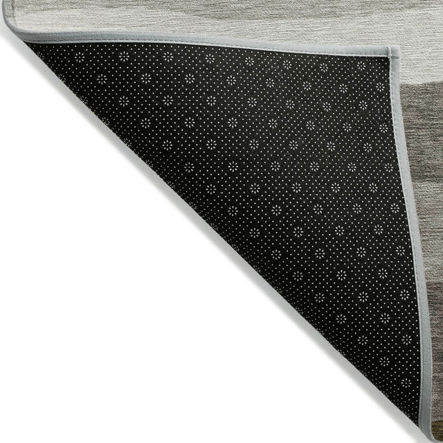 Addison Chantille ACN2023 Stripes Machine Made Transitional Pewter Rug