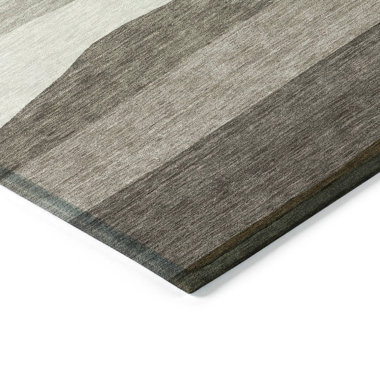 Addison Chantille ACN2023 Stripes Machine Made Transitional Pewter Rug