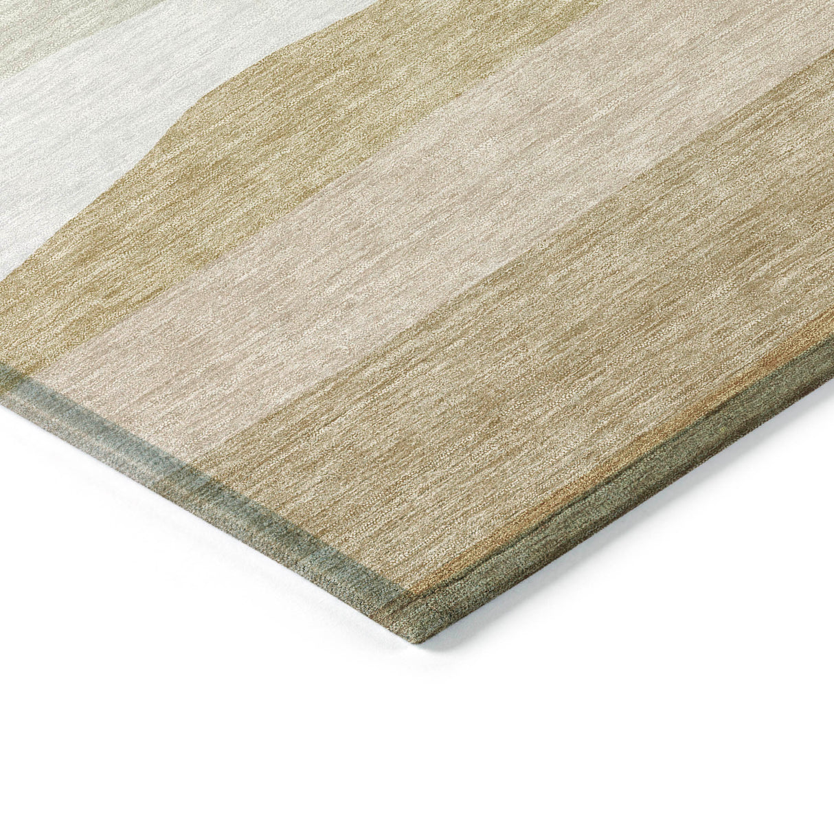 Addison Chantille ACN2023 Stripes Machine Made Transitional Wheat Rug