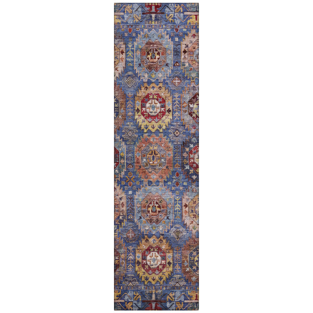 Addison Chantille ACN2024 Medallions Machine Made Traditional Denim Rug