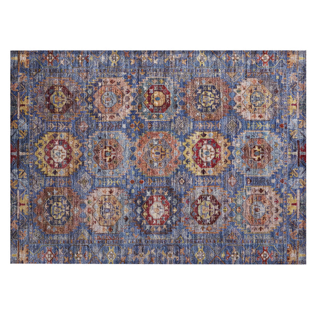 Addison Chantille ACN2024 Medallions Machine Made Traditional Denim Rug