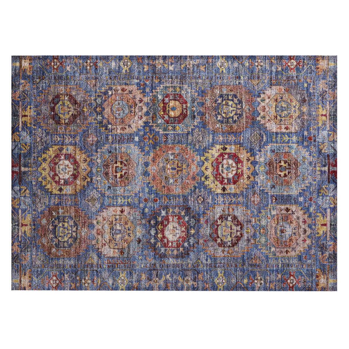 Addison Chantille ACN2024 Medallions Machine Made Traditional Denim Rug