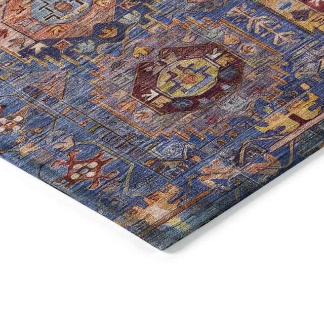 Addison Chantille ACN2024 Medallions Machine Made Traditional Denim Rug