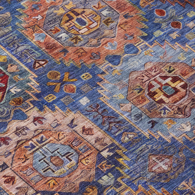 Addison Chantille ACN2024 Medallions Machine Made Traditional Denim Rug