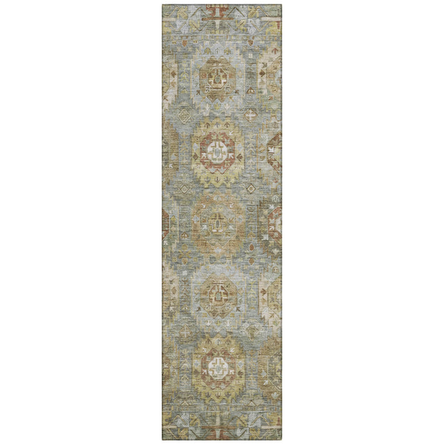 Addison Chantille ACN2024 Medallions Machine Made Traditional Sage Rug