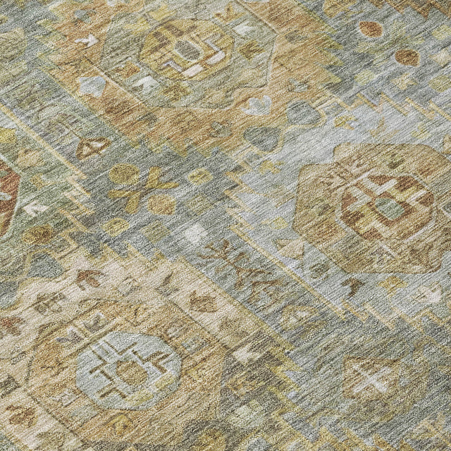 Addison Chantille ACN2024 Medallions Machine Made Traditional Sage Rug