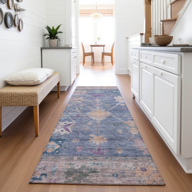 Addison Chantille ACN2025 Global Machine Made Traditional Blue Rug