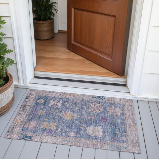 Addison Chantille ACN2025 Global Machine Made Traditional Blue Rug