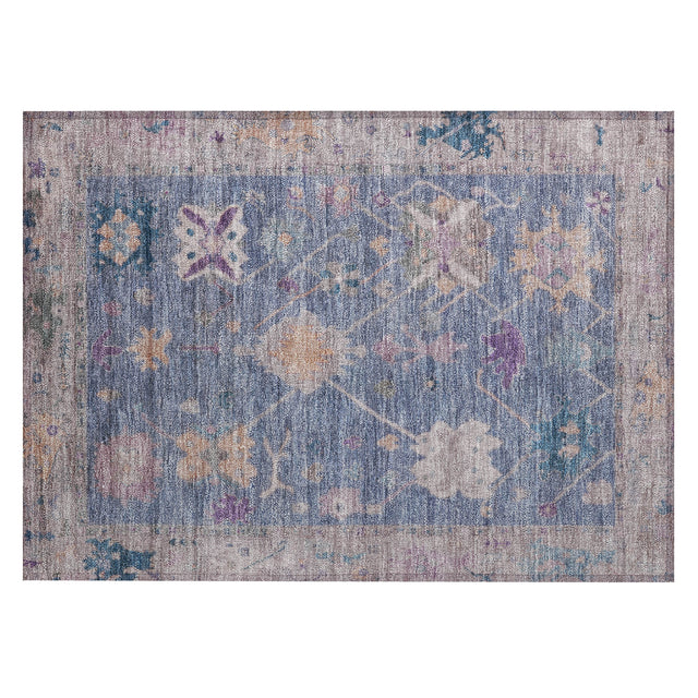 Addison Chantille ACN2025 Global Machine Made Traditional Blue Rug