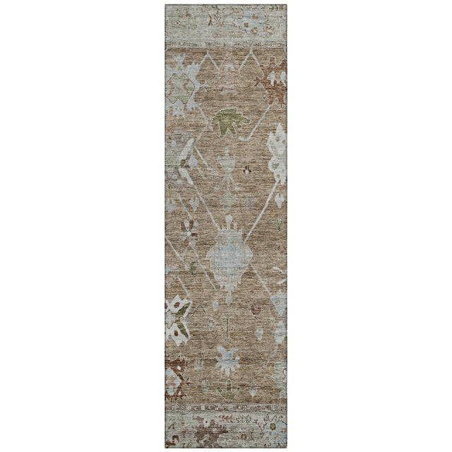 Addison Chantille ACN2025 Global Machine Made Traditional Brown Rug