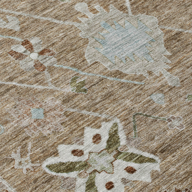 Addison Chantille ACN2025 Global Machine Made Traditional Brown Rug