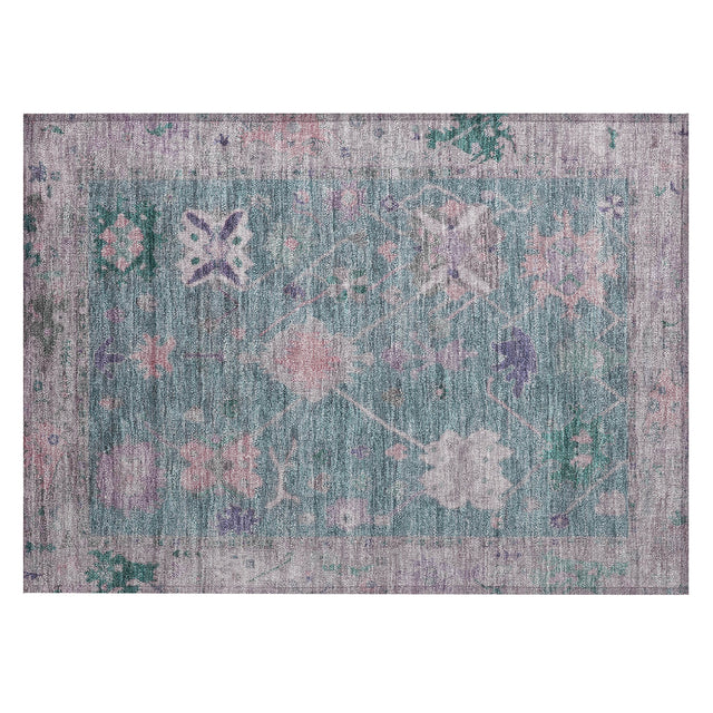 Addison Chantille ACN2025 Global Machine Made Traditional Green Rug