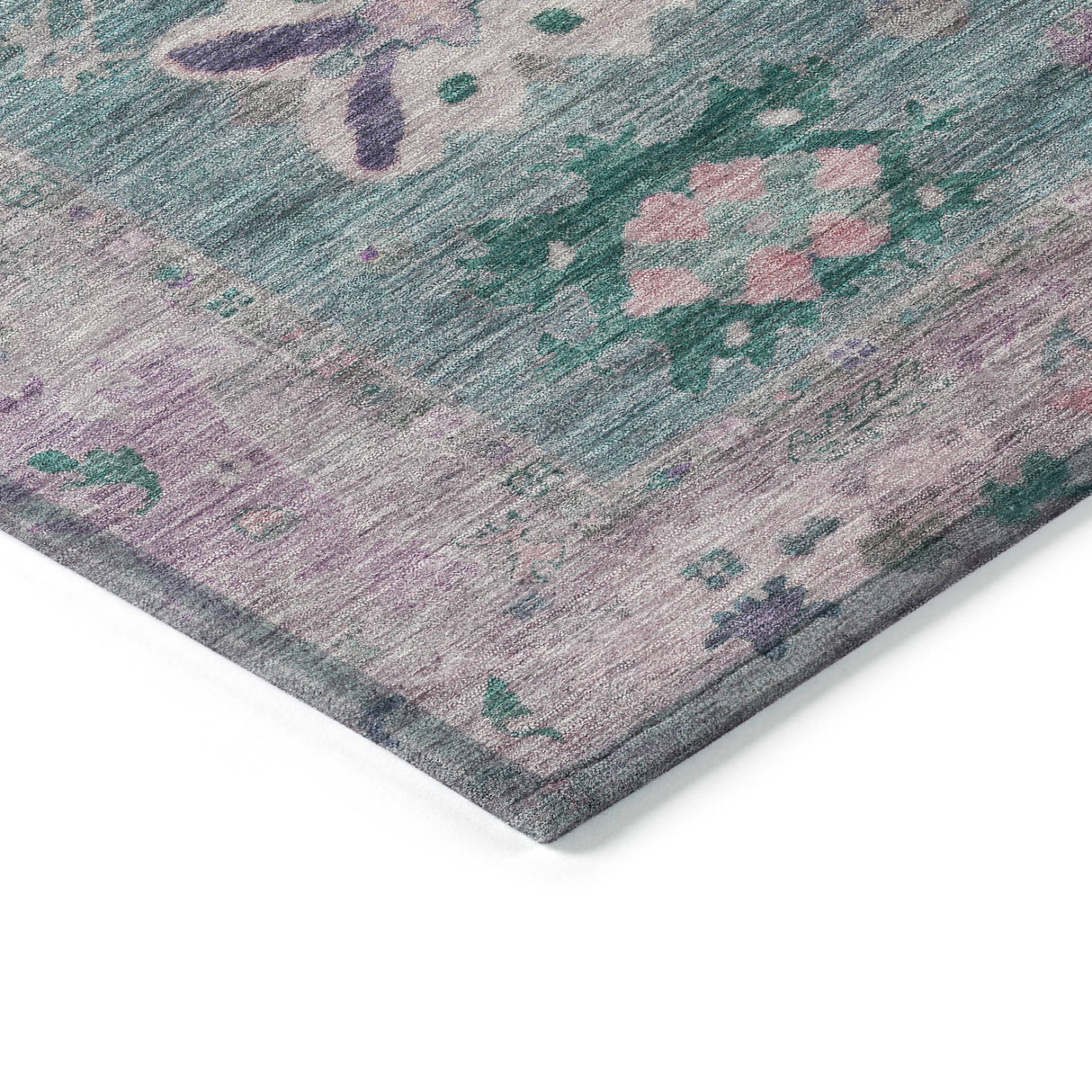 Addison Chantille ACN2025 Global Machine Made Traditional Green Rug