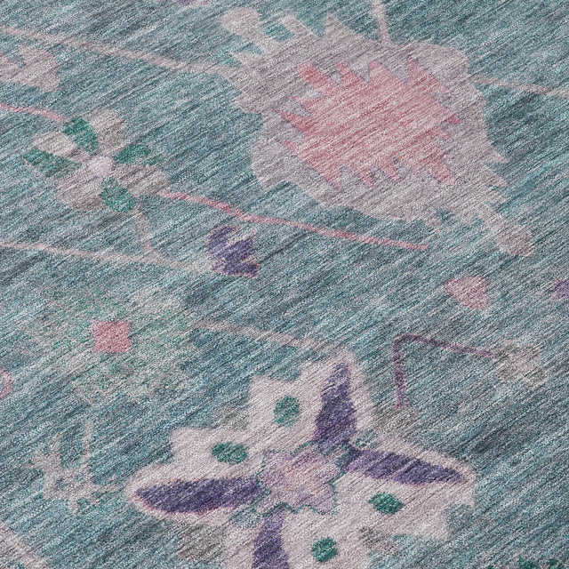 Addison Chantille ACN2025 Global Machine Made Traditional Green Rug