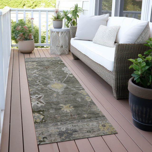 Addison Chantille ACN2025 Global Machine Made Traditional Pewter Rug