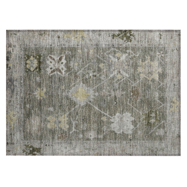 Addison Chantille ACN2025 Global Machine Made Traditional Pewter Rug