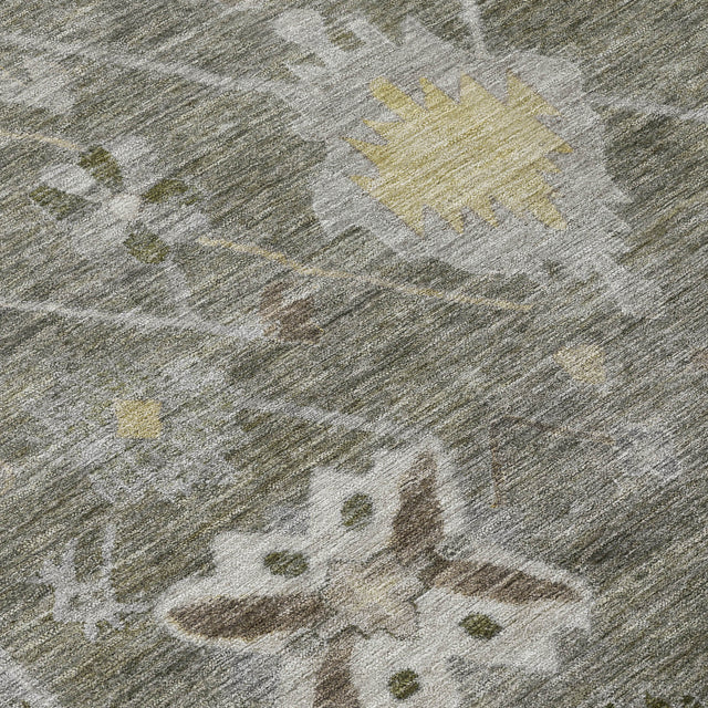 Addison Chantille ACN2025 Global Machine Made Traditional Pewter Rug