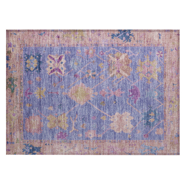 Addison Chantille ACN2025 Global Machine Made Traditional Purple Rug