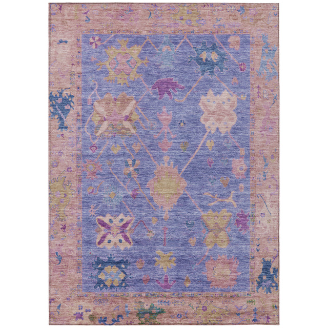 Addison Chantille ACN2025 Global Machine Made Traditional Purple Rug