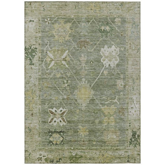 Addison Chantille ACN2025 Global Machine Made Traditional Sage Rug
