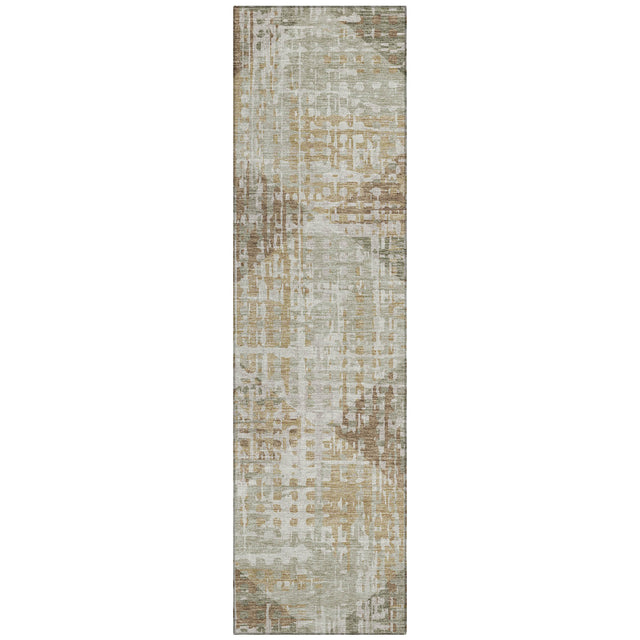 Addison Chantille ACN2026 Geometric Machine Made Transitional Aloe Rug