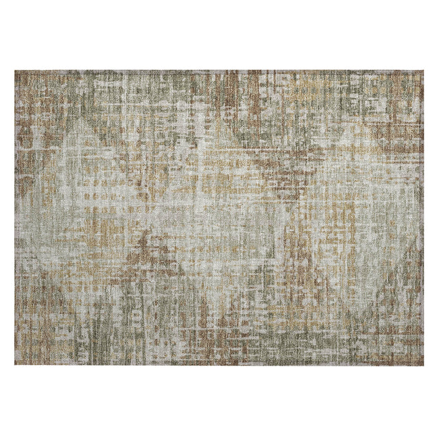 Addison Chantille ACN2026 Geometric Machine Made Transitional Aloe Rug