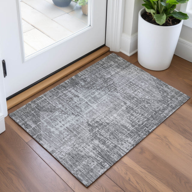 Addison Chantille ACN2026 Geometric Machine Made Transitional Gray Rug