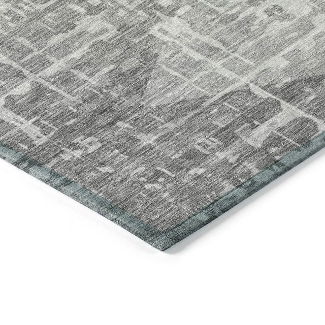 Addison Chantille ACN2026 Geometric Machine Made Transitional Gray Rug