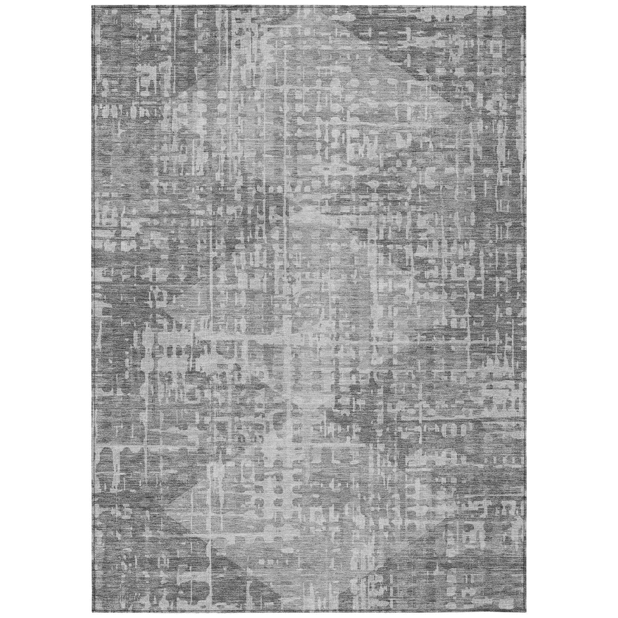 Addison Chantille ACN2026 Geometric Machine Made Transitional Gray Rug