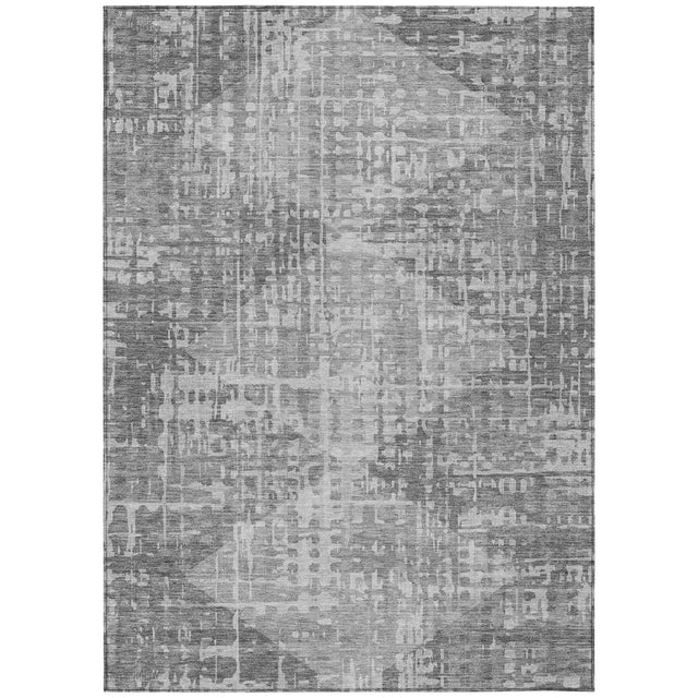 Addison Chantille ACN2026 Geometric Machine Made Transitional Gray Rug