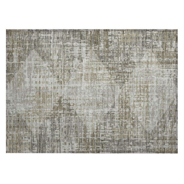 Addison Chantille ACN2026 Geometric Machine Made Transitional Pewter Rug