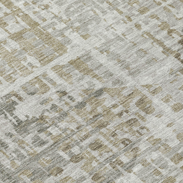 Addison Chantille ACN2026 Geometric Machine Made Transitional Pewter Rug